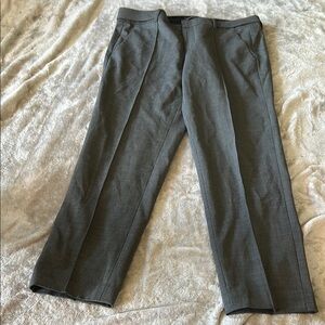 Vince pintuck seam side tab crop pants